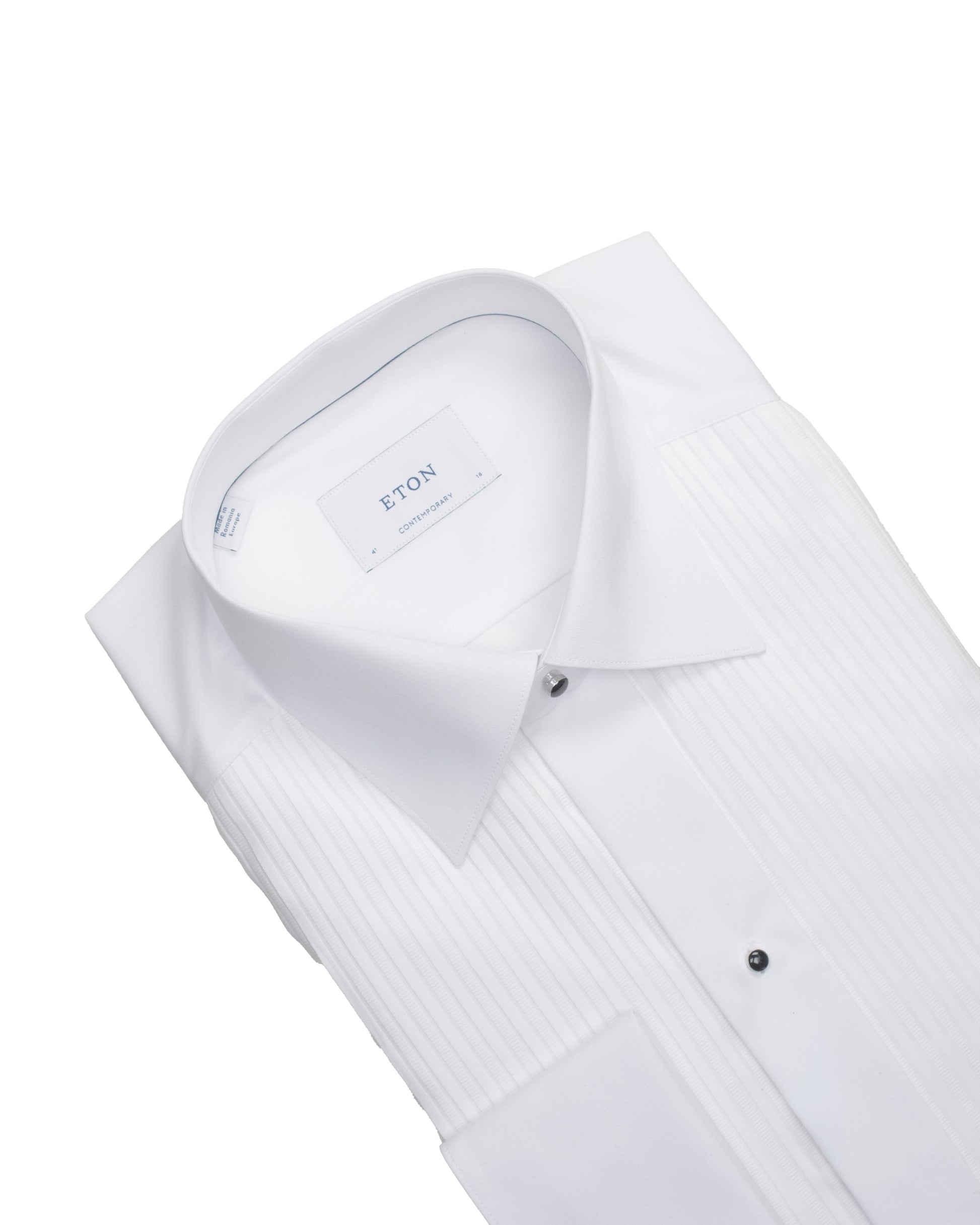 eton dress shirt eton cont white pleated tux shirt