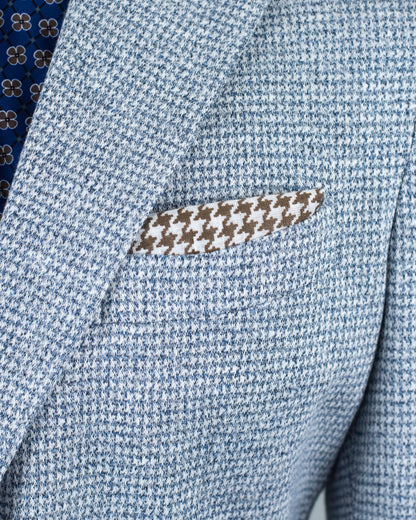 lbm blue jersey soft coat