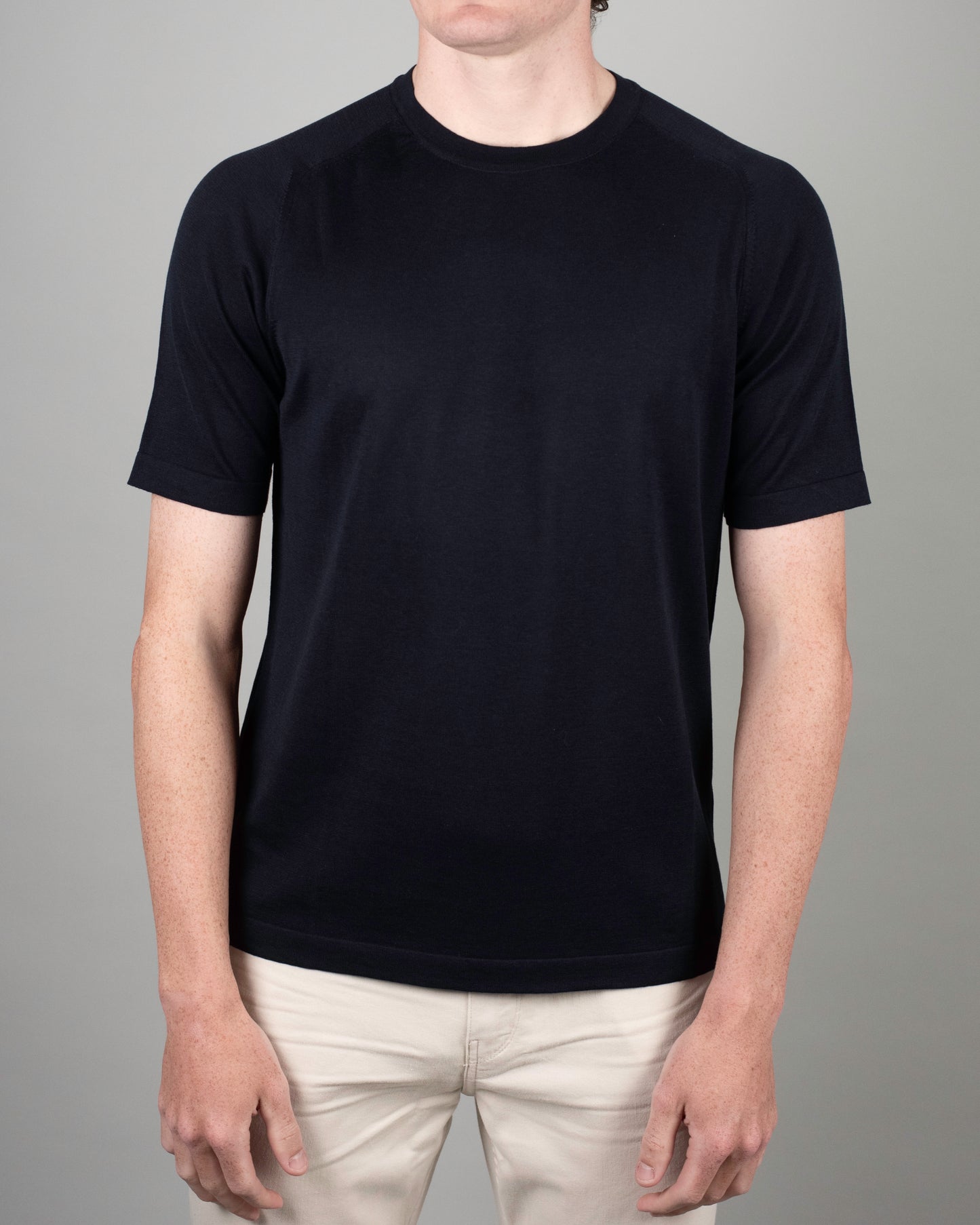 khakis brand raglan crew tee