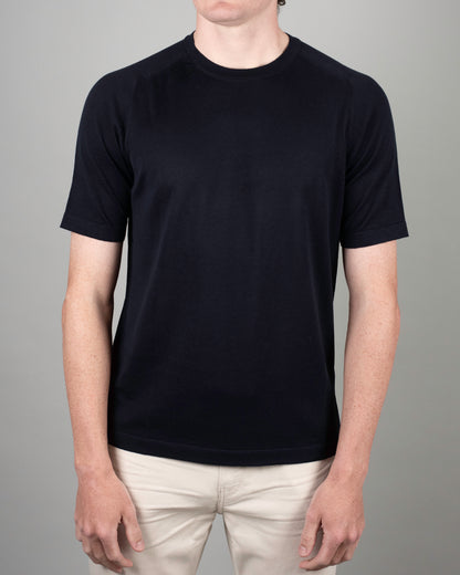 khakis brand raglan crew tee