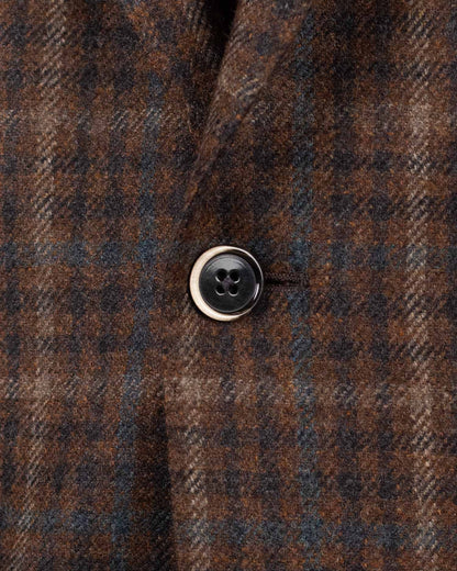 khakis brand brown navy check sport coat
