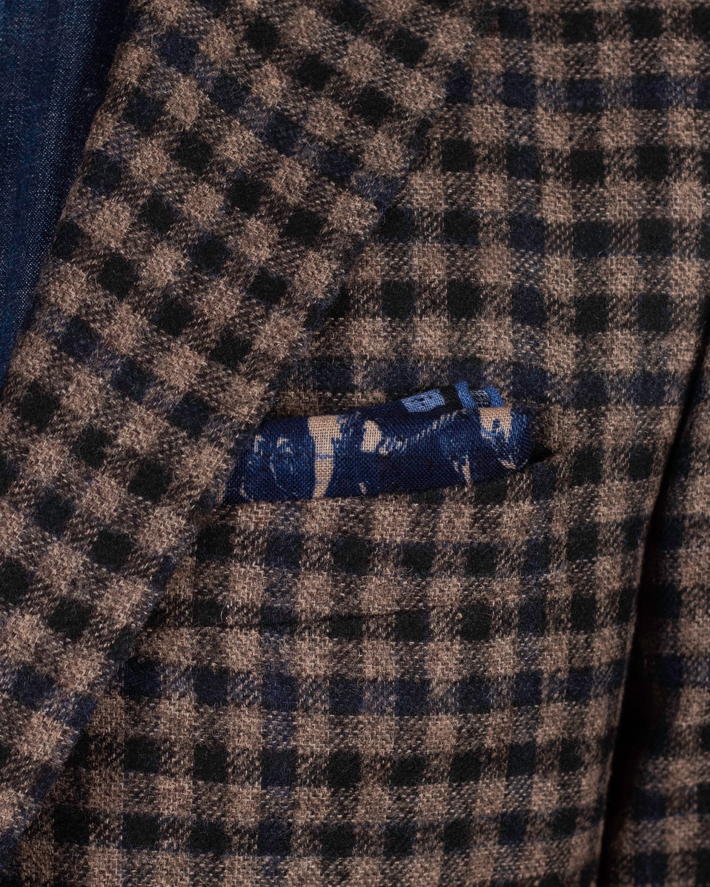 khakis brand brown check sport coat
