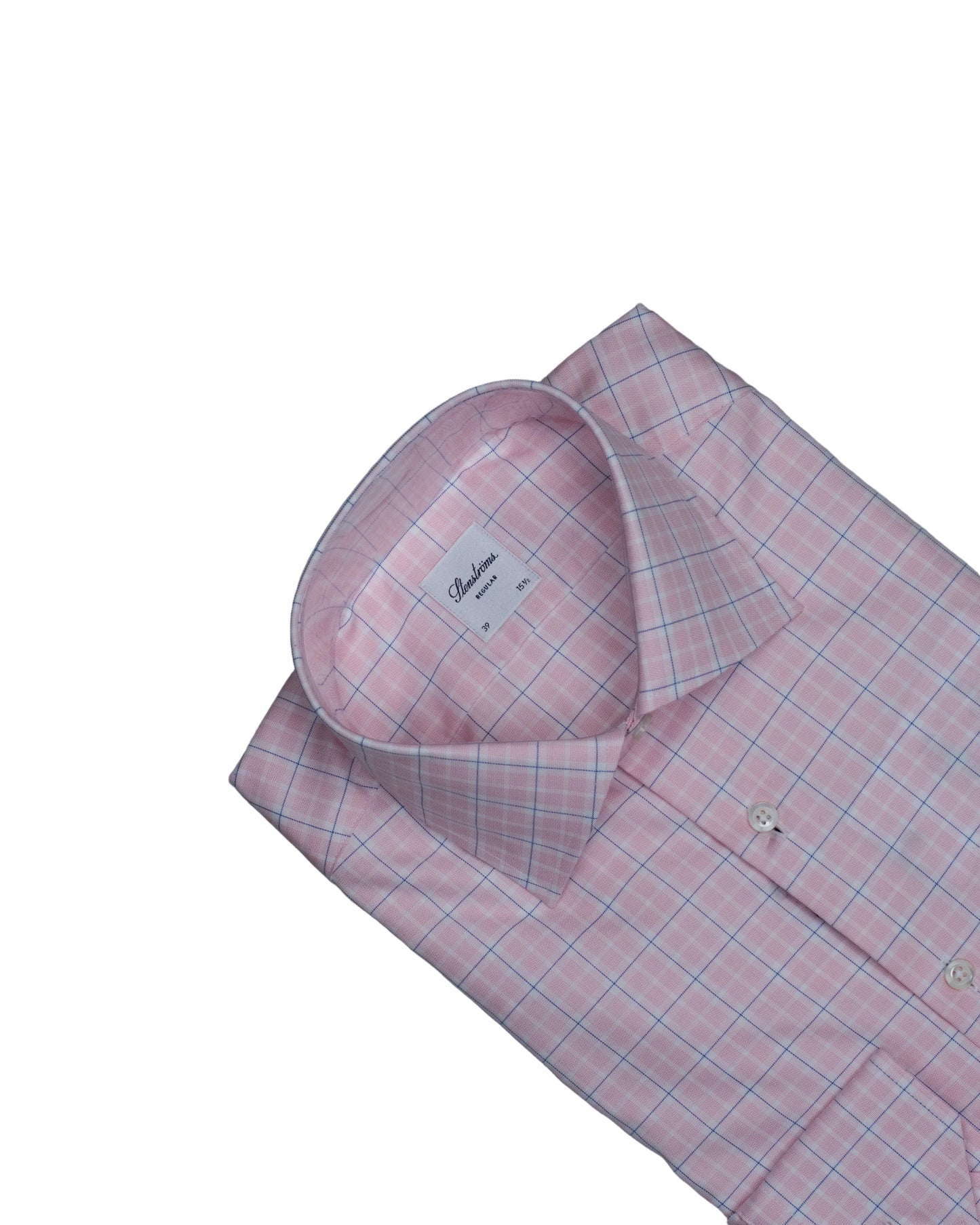 stenstroms pink plaid shirt