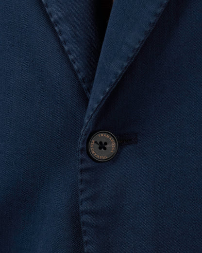 khakis brand filippo blue stretch soft coat