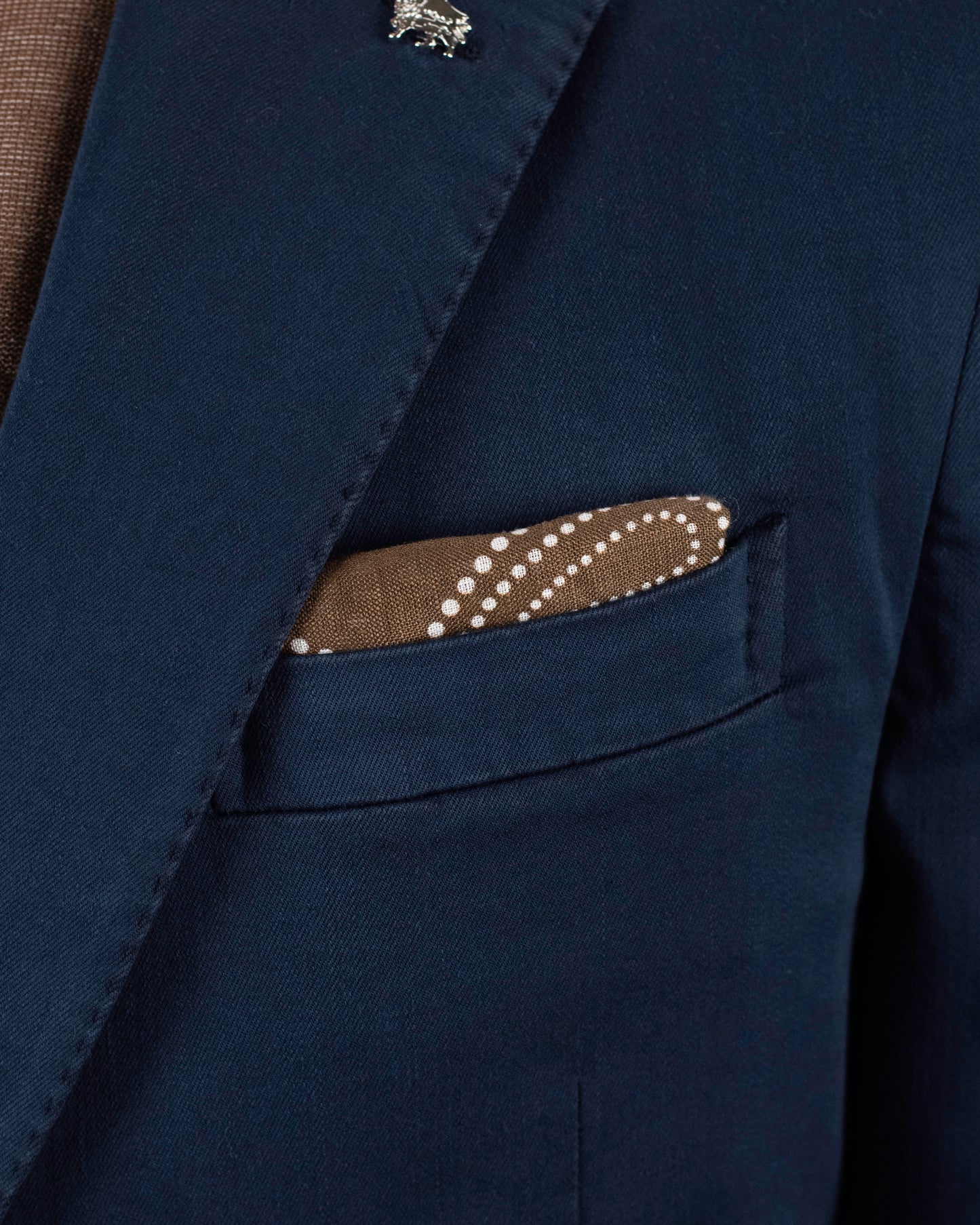 khakis brand filippo blue stretch soft coat