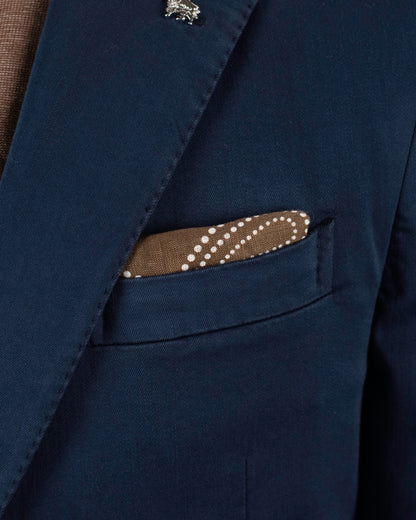 khakis brand filippo blue stretch soft coat