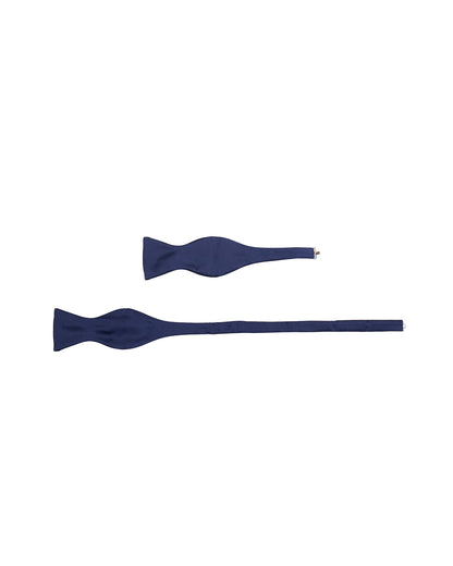 eton navy silk seltie bow