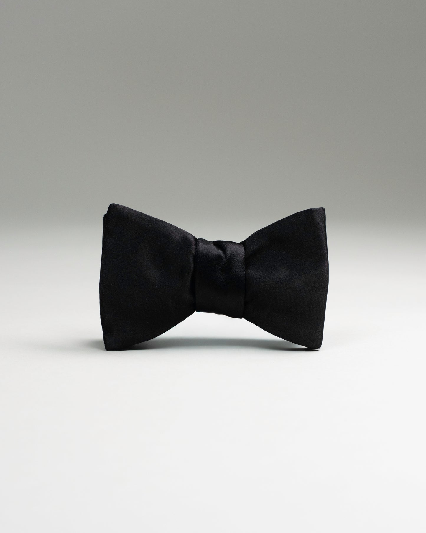 eton black silk selftie bow