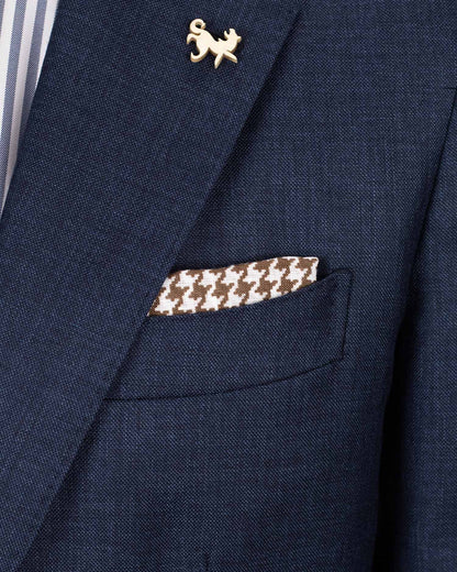 tmb blue sharkskin travel suit