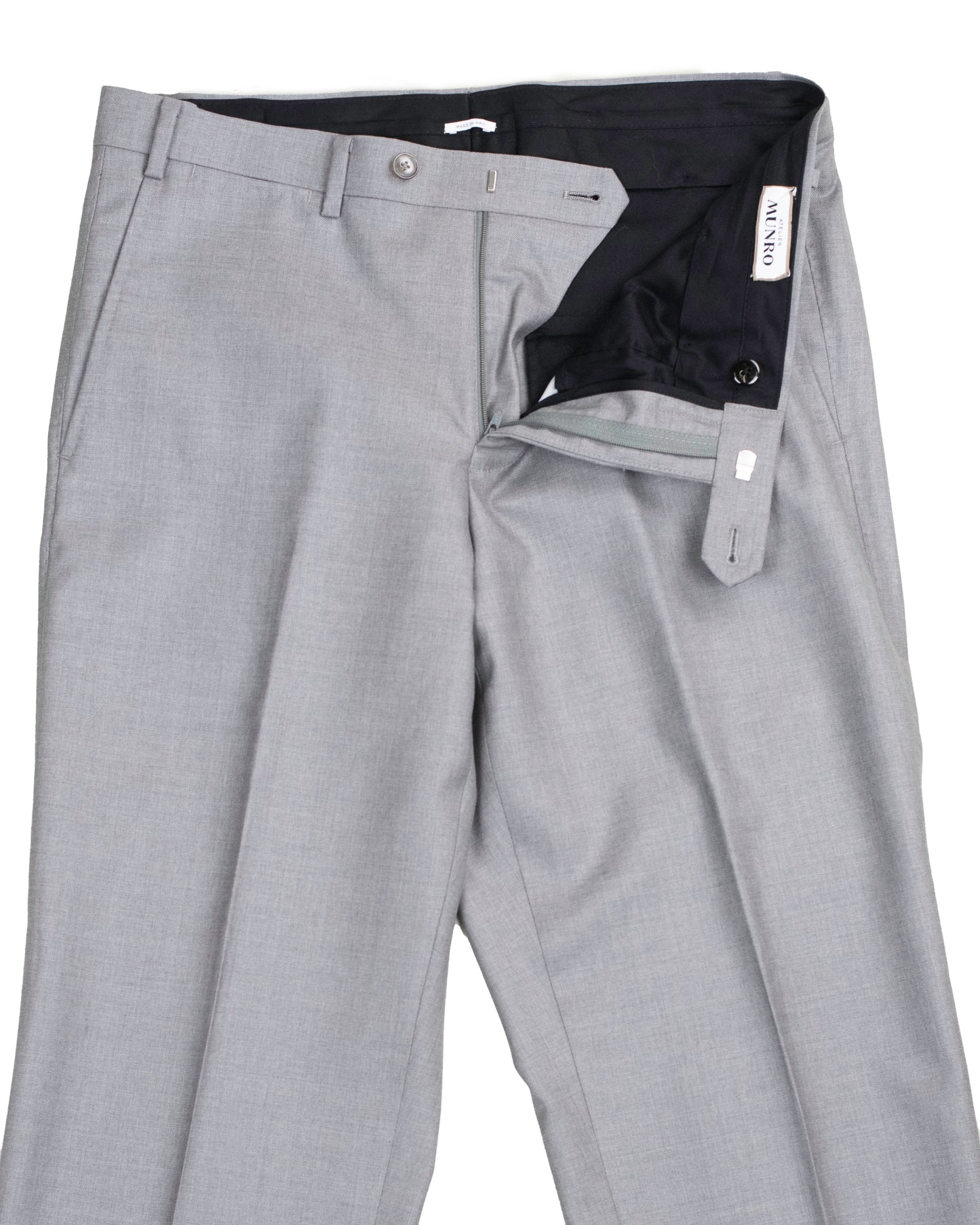 khakis brand silver wool pant