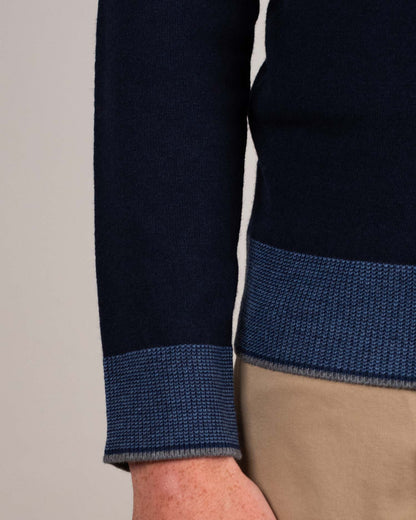 khakis brand merino wool zip sweater