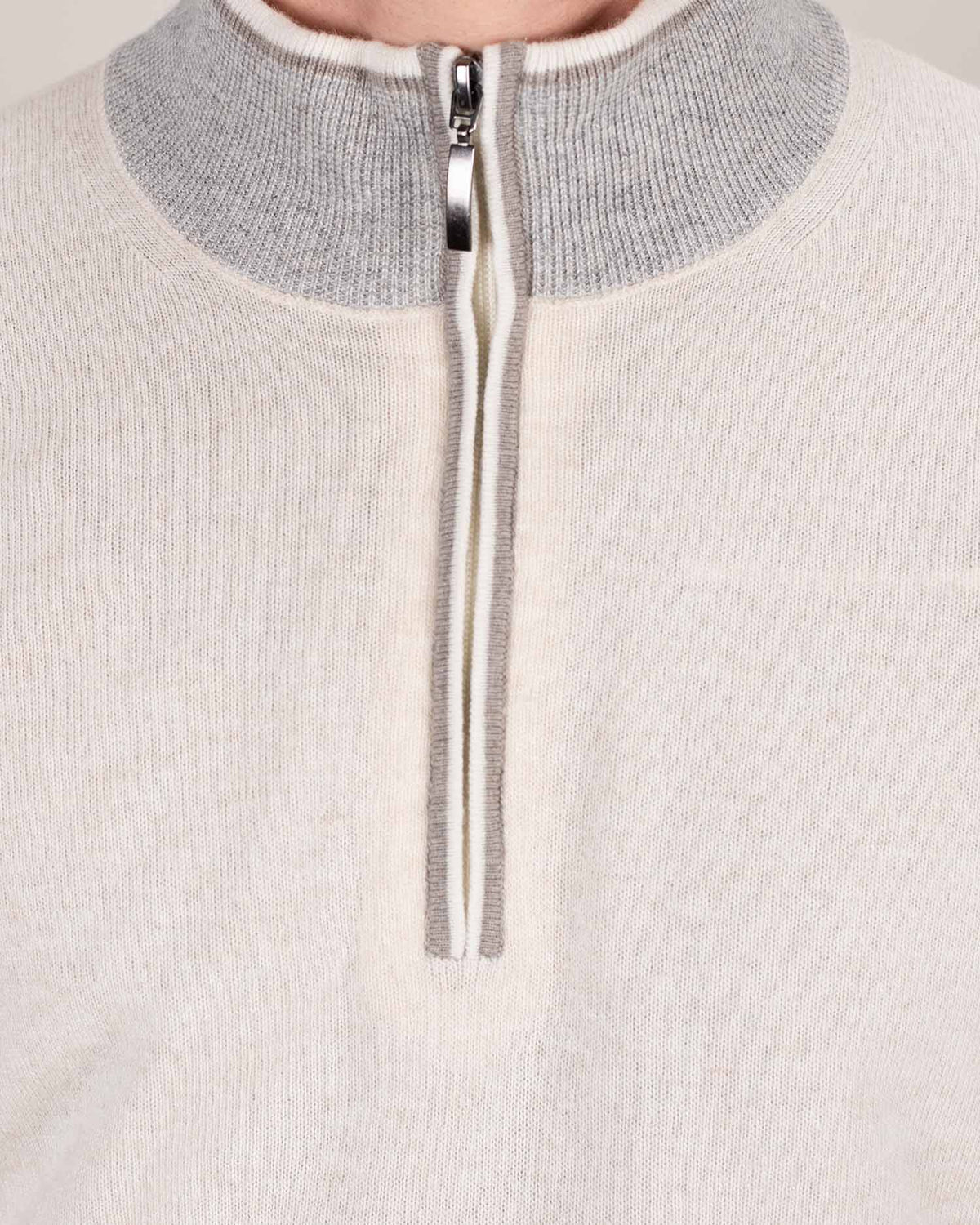khakis brand merino wool zip sweater