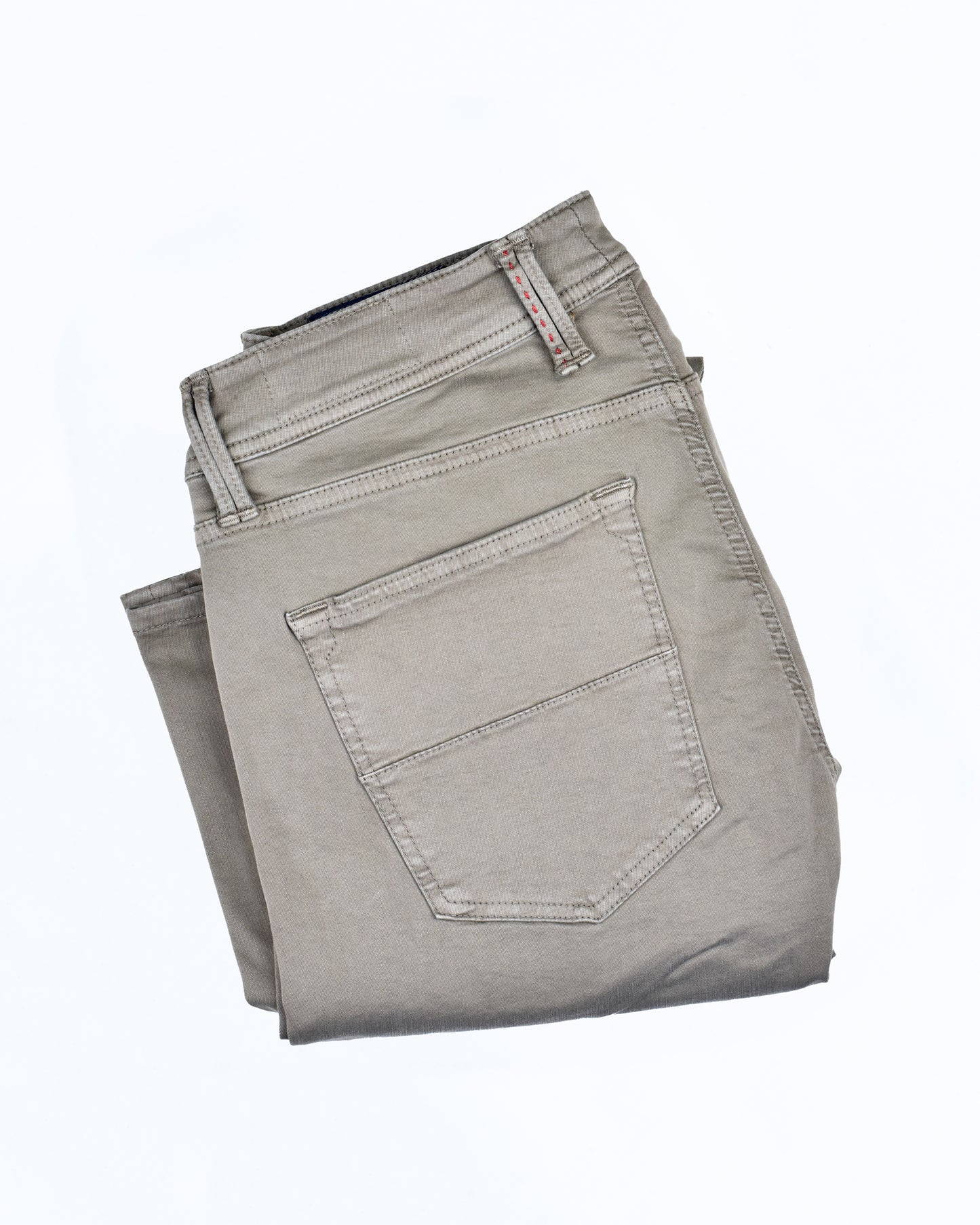 khakis of carmel - Italian Military Green washed denim