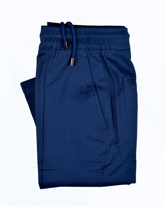khakis of carmel - Navy Drawstring Trouser