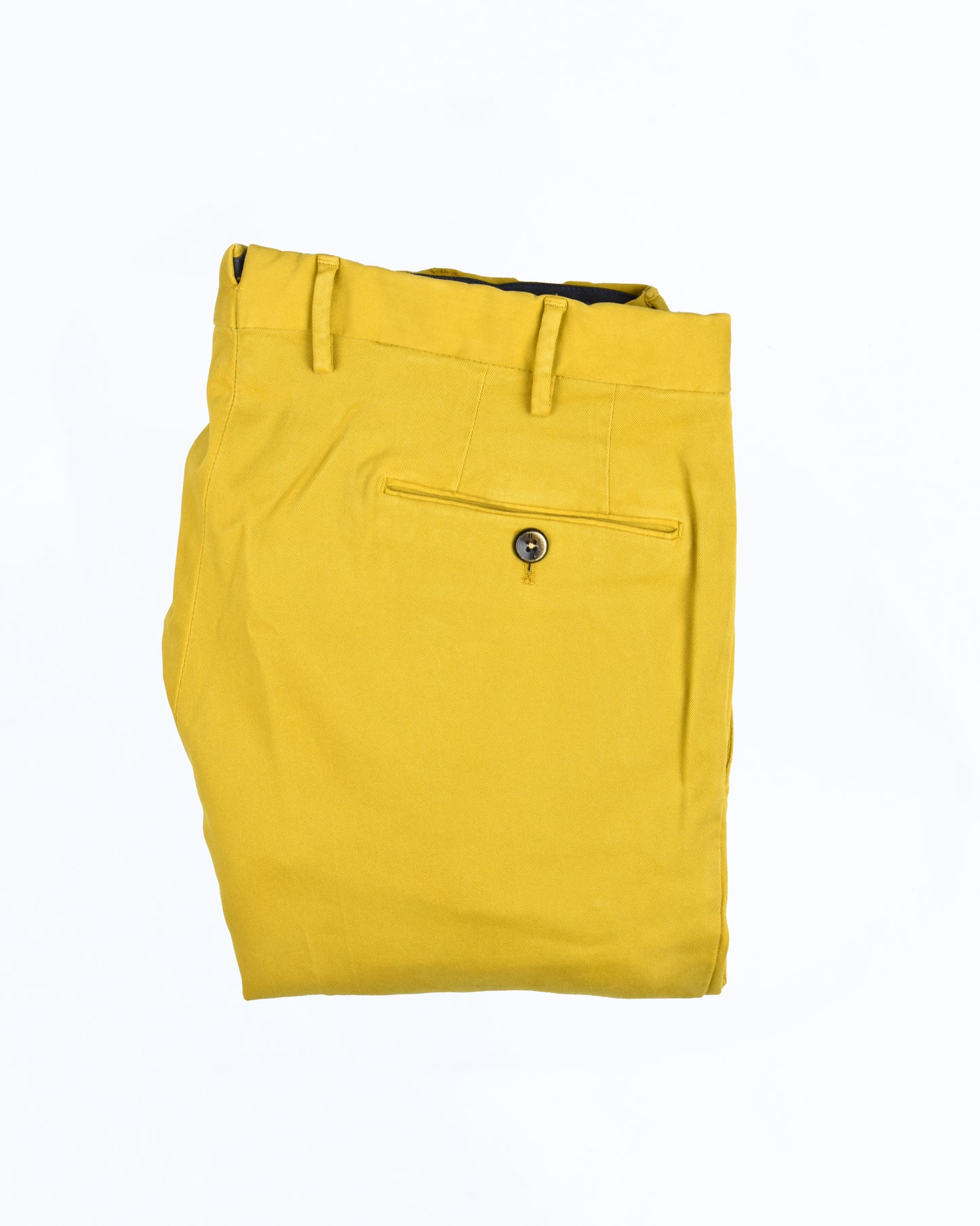 khakis of carmel - Yellow Meyer Bonn Slim Straight Trouser