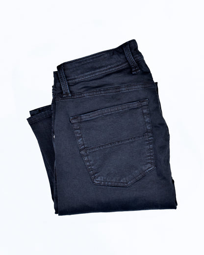 khakis of carmel - Italian Black washed denim