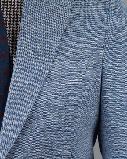 khakis brand lt blue jersey soft coat