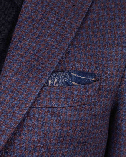 khakis brand navy and brown houndstooth sport coat