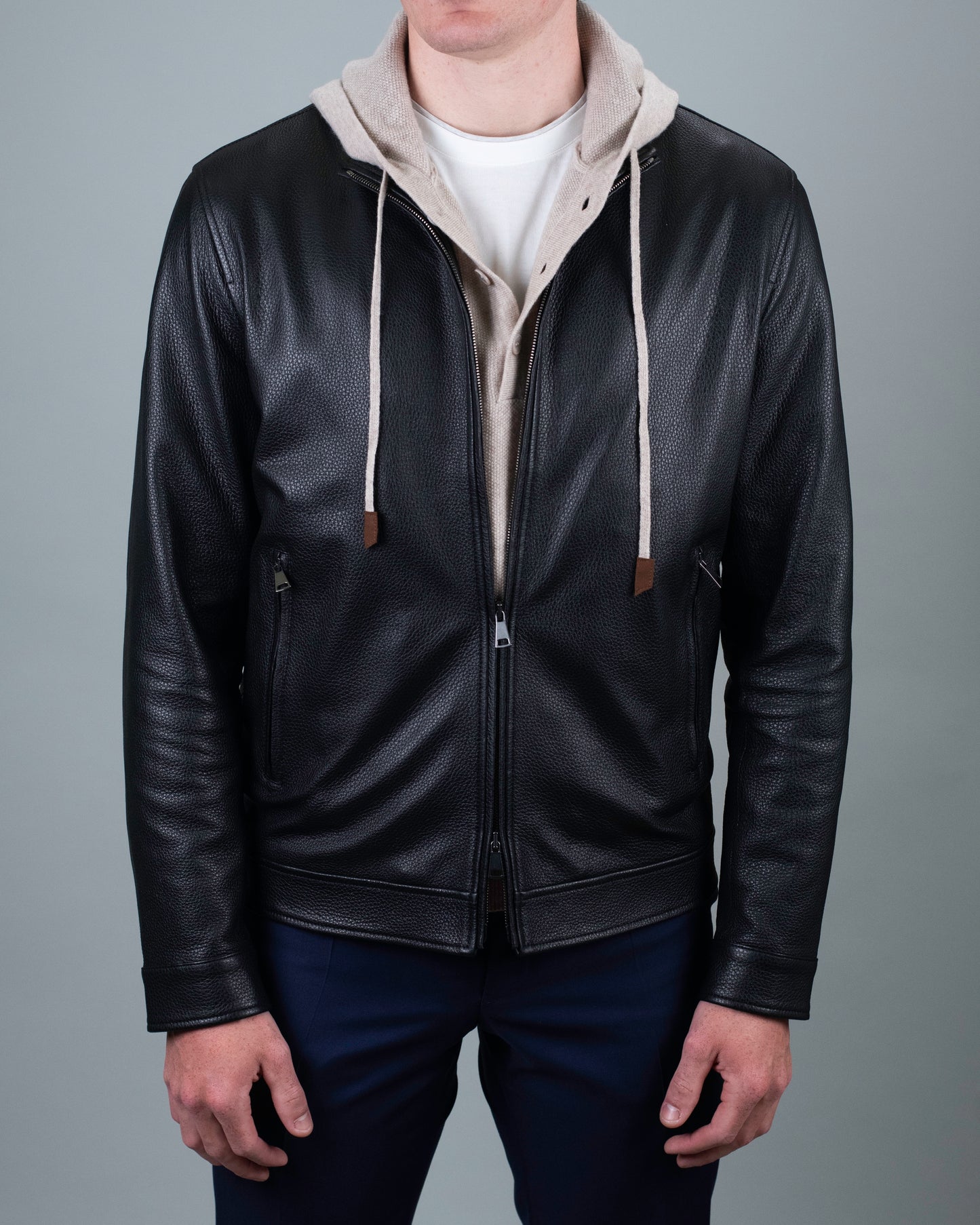 khakis brand deerskin leather jacket CHIANTI