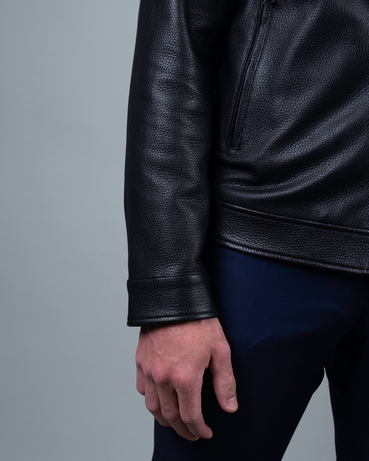 khakis brand deerskin leather jacket CHIANTI