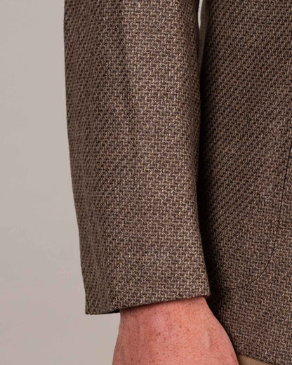 canali brown melange sport coat