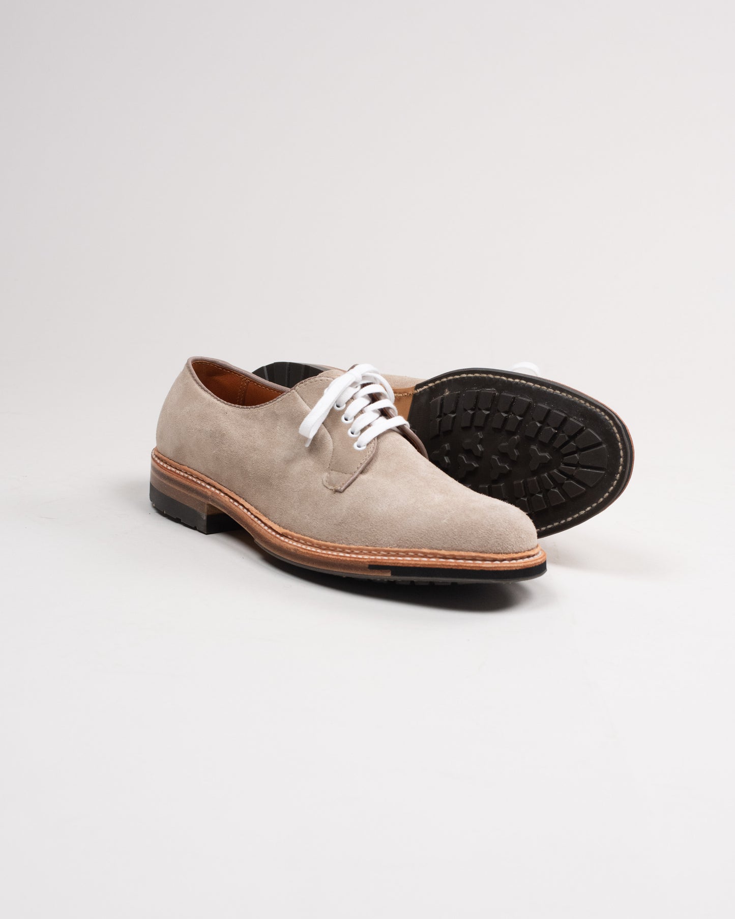alden custom plain toe blucher