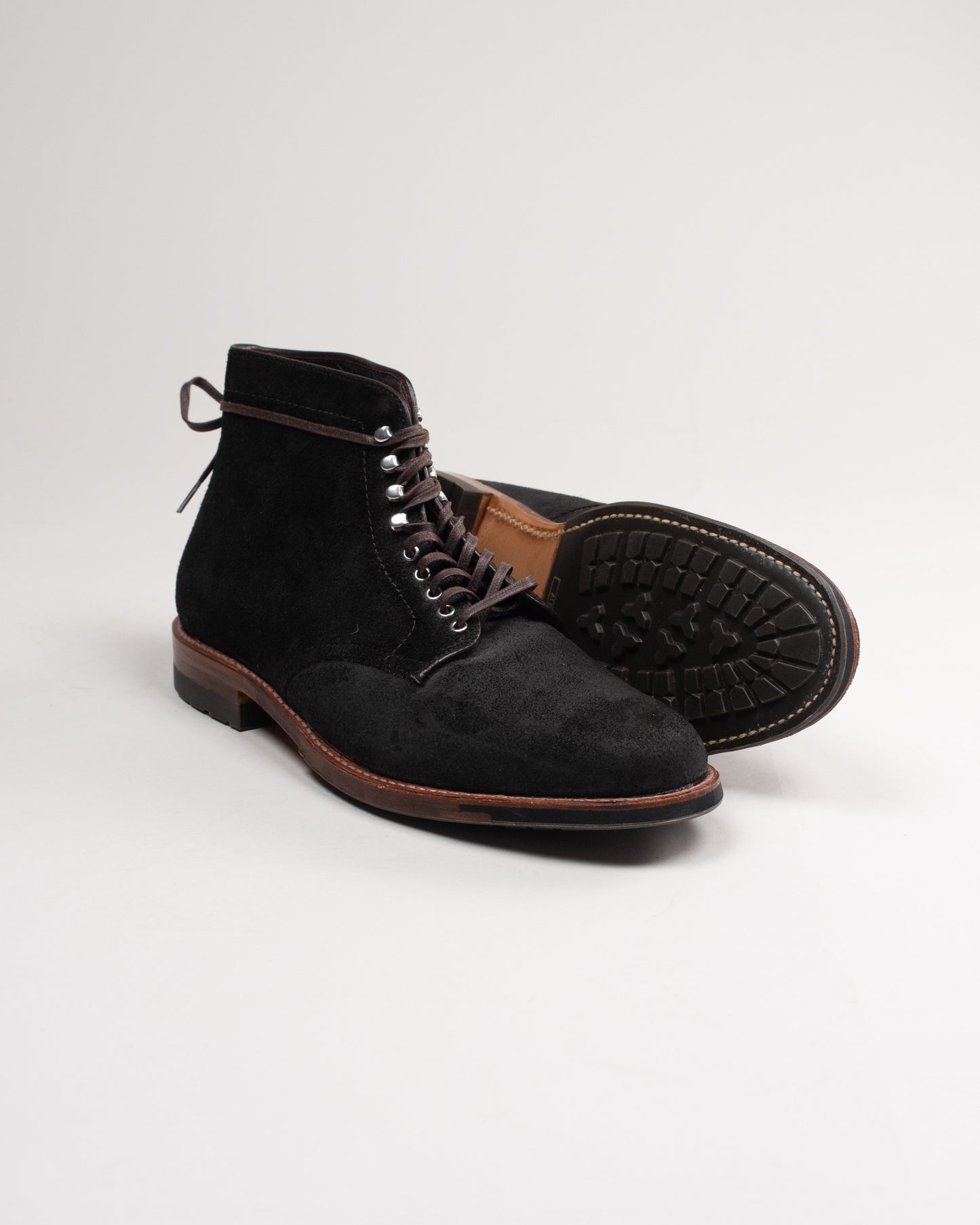 alden custom plain toe boot