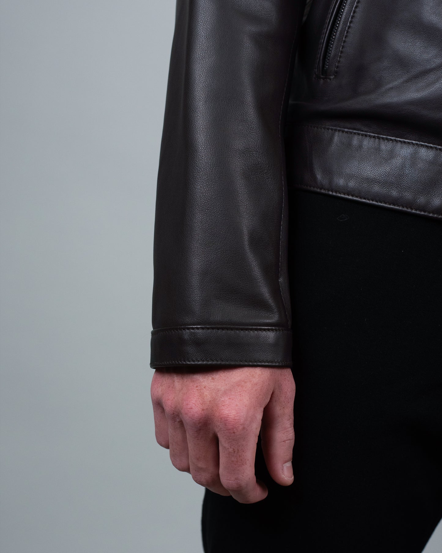 khakis brand lamskin leather jacket