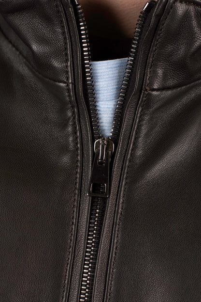 khakis brand lamskin leather jacket