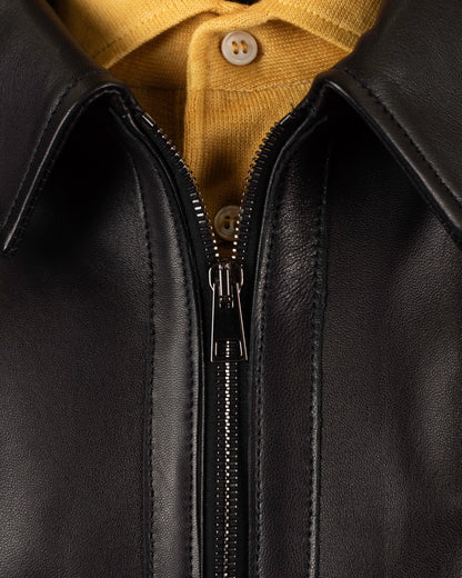 khakis brand lambskin leather shirt jacket