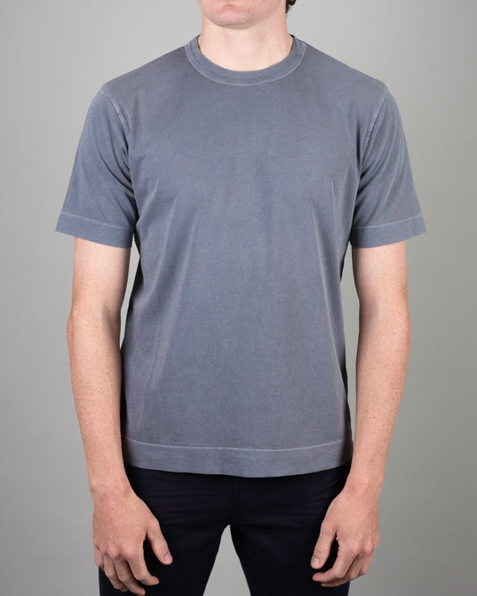 khakis brand enzyme washed crew tee