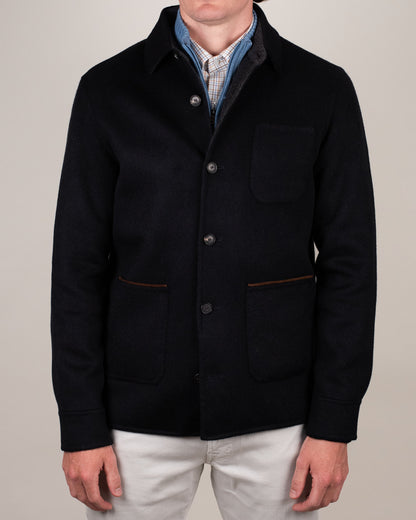 khakis brand double face cashmere jacket