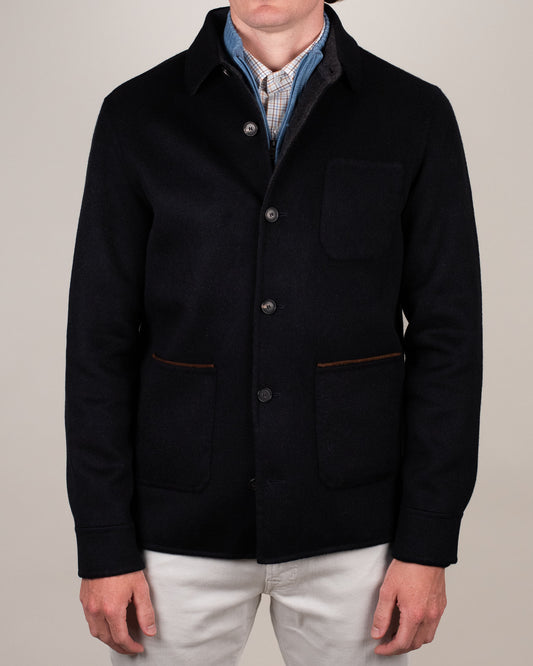 khakis brand double face cashmere jacket