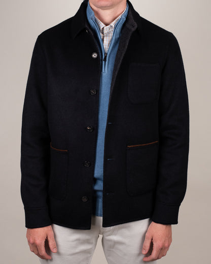 khakis brand double face cashmere jacket