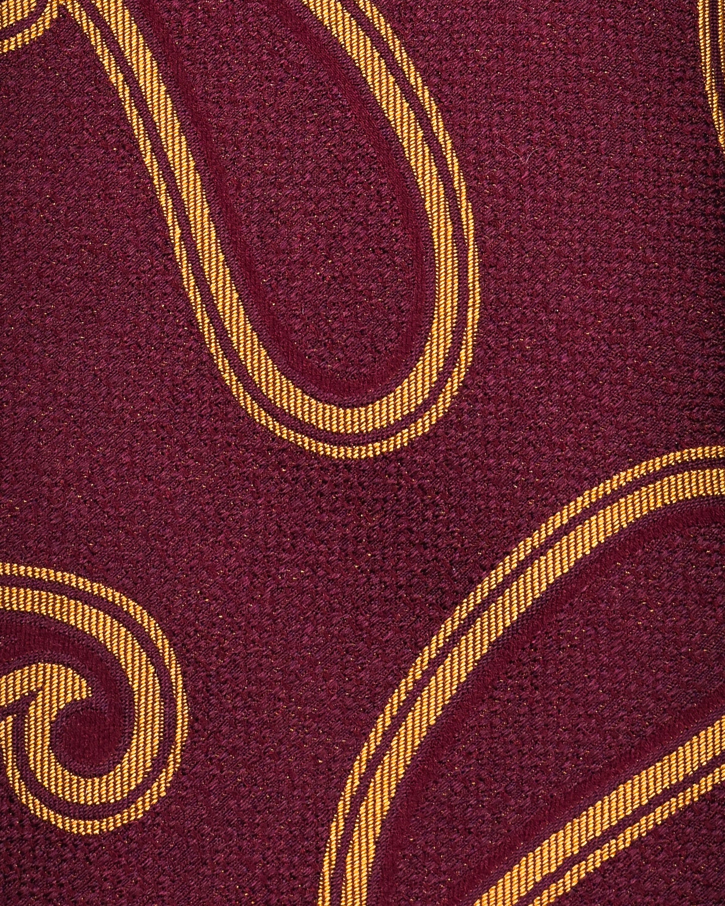 Khakis of Carmel - Silk Printed Tie in Red and Gold