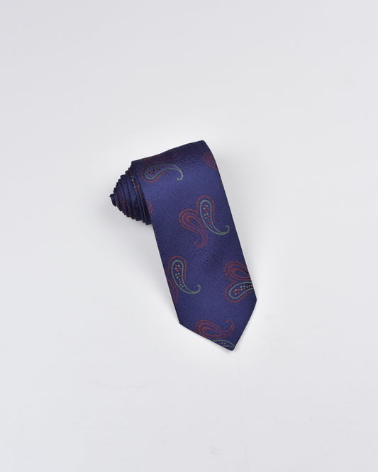 Khakis of Carmel - Silk Printed Tie in Purple