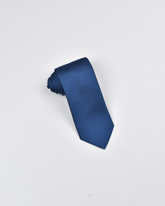 Khakis of Carmel - Silk Printed Tie in Blue