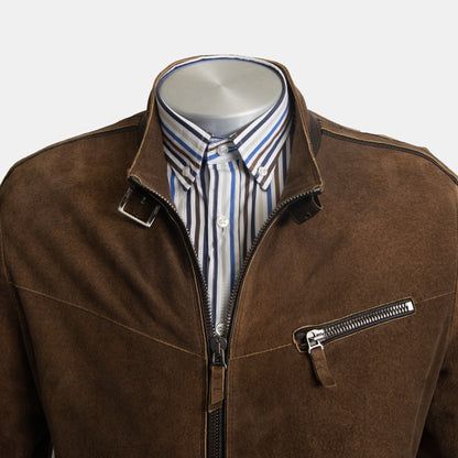 Gimos - Light Brown Leather Jacket