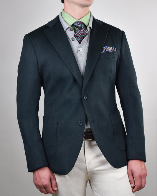 Khakis of Carmel - Green Soft Coat