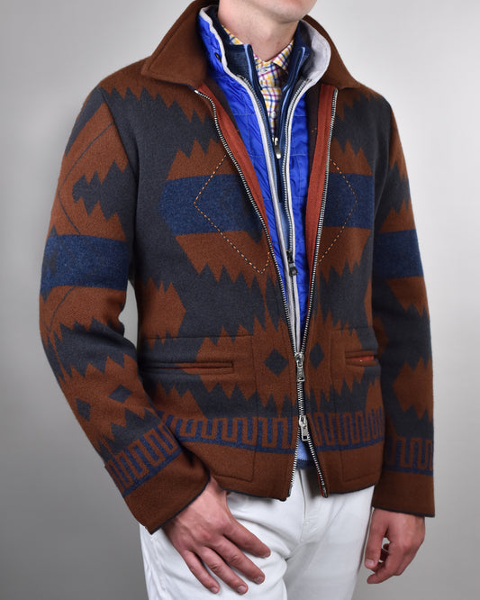 Khakis of Carmel - Rust Brown Knit Sweater