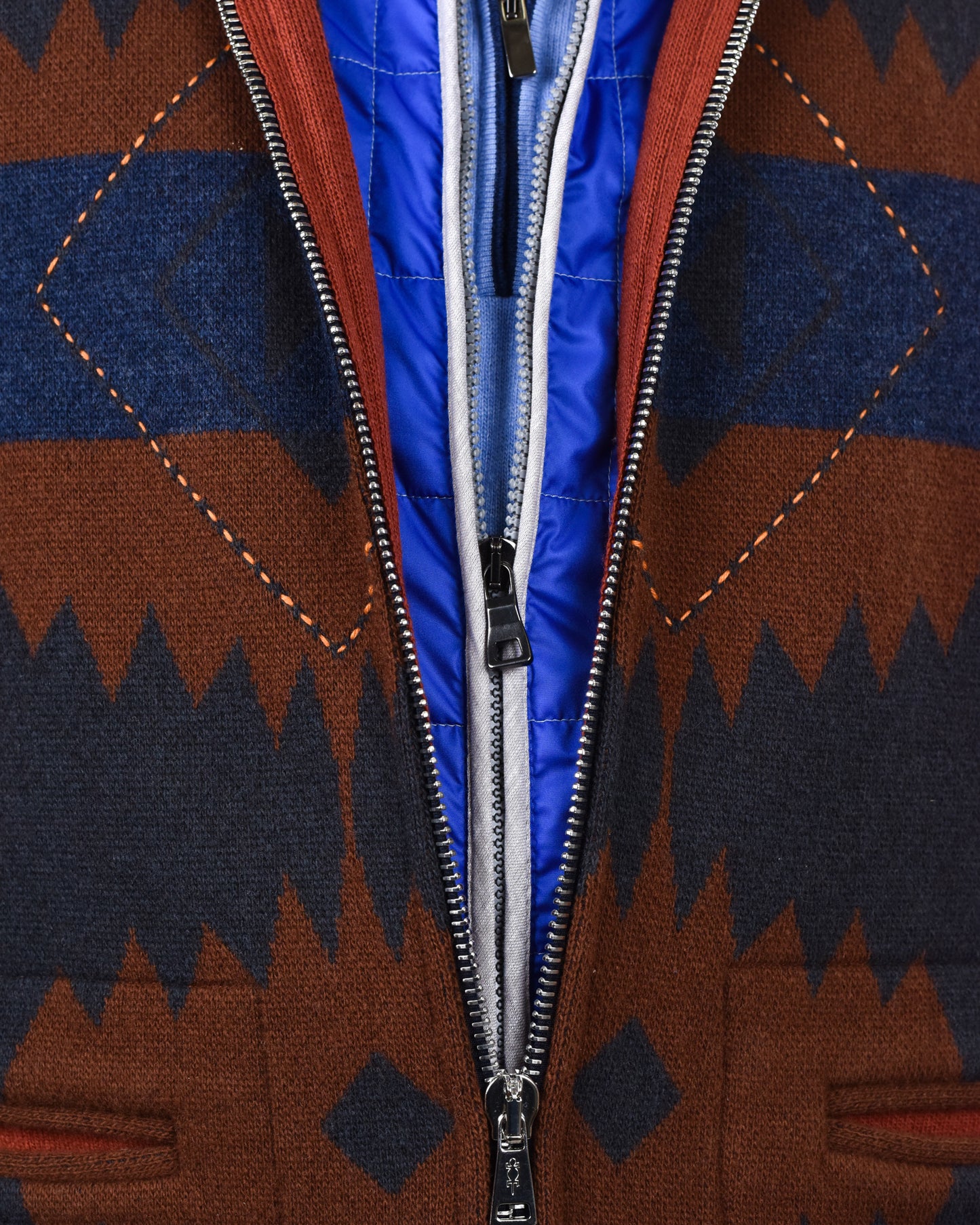 Guido Di Navajo - Rust Brown Knit Sweater