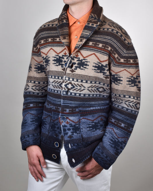 Khakis of Carmel - Patterned Knit Liam Sweater