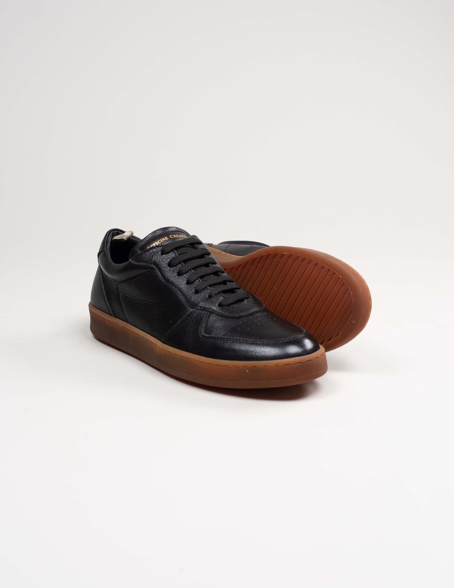 officine creative asset deerskin sneaker