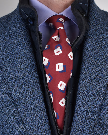 Isaia - Blue Pattern Sport Coat