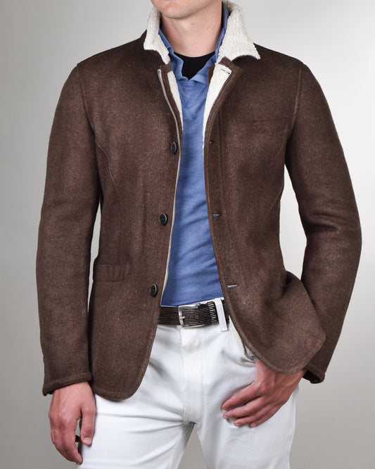 Khakis of Carmel - Brown Knit Jacket