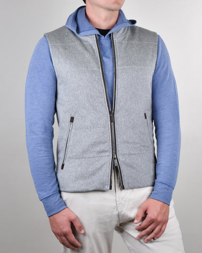 Khaki's of Carmel - Grey Baldassari Cashmere Vest