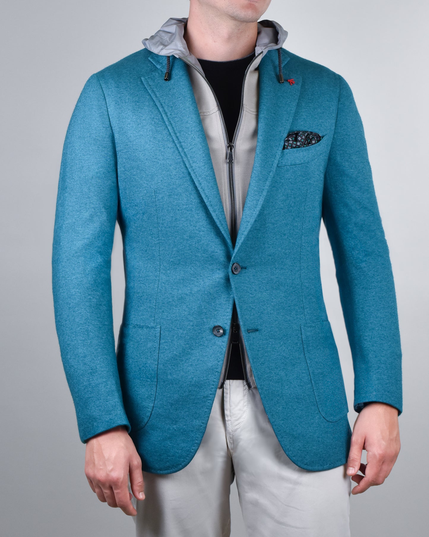 Isaia - Teal Soft Coat