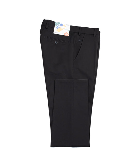 meyer black travel wool pant