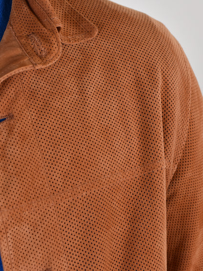 Khakis of Carmel- Orange Pattern Overshirt