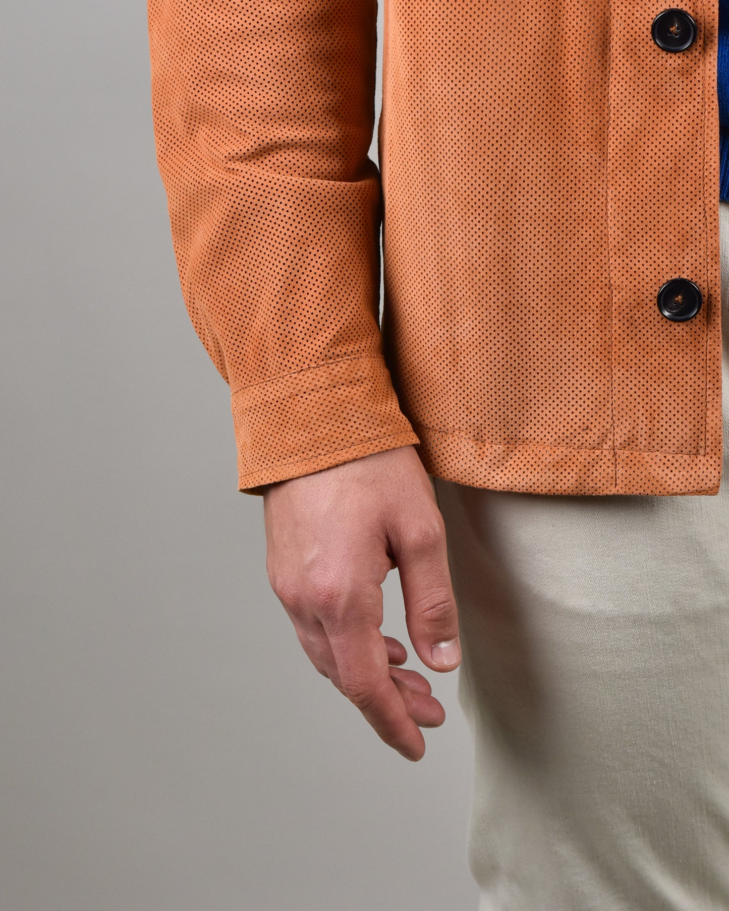 Khakis of Carmel- Orange Pattern Overshirt